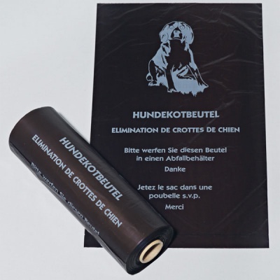 HDPE Hundekotbeutel gerollt